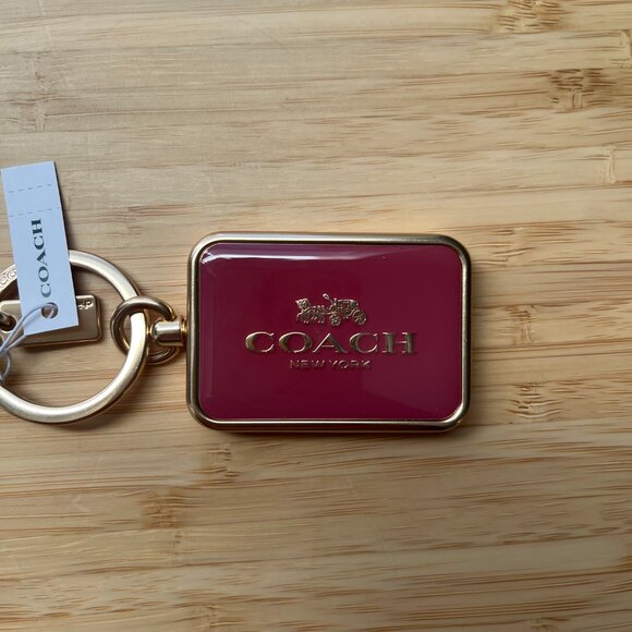 NWT Authentic Coach Keychain Charm - Picture 2 of 5